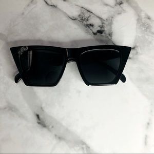 ***Sold**** Black geo glasses